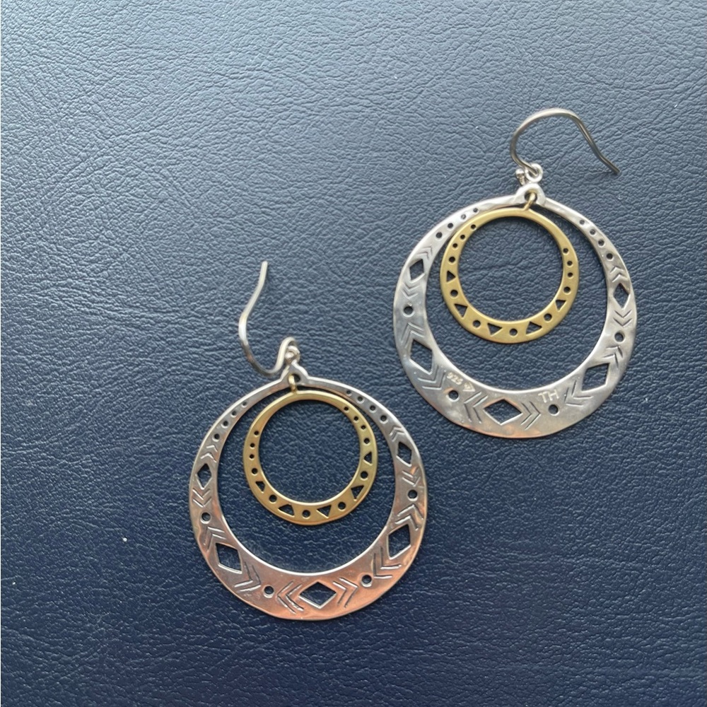 Silpada Hammered Sterling Silver Earrings